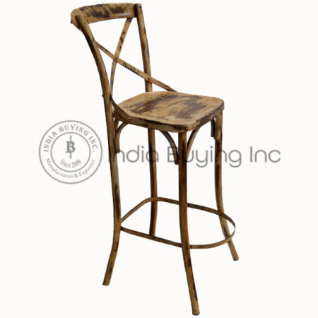 Bar chairs tube leg antique finish