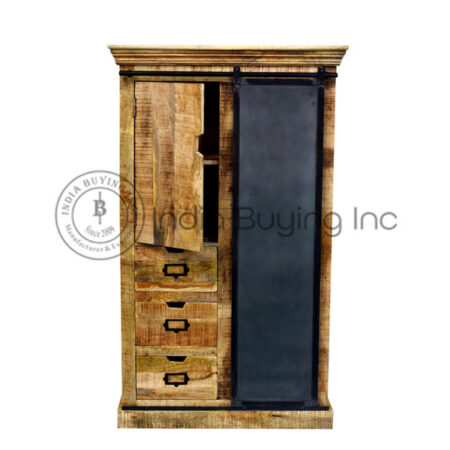 wooden sliding door cupboard