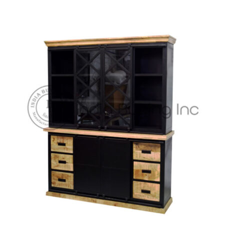double part display cabinet