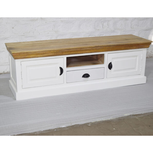 TV Cabinet Made of Solid mango wood