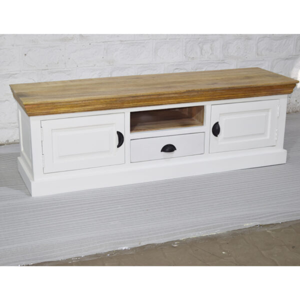 TV Cabinet Made of Solid mango wood