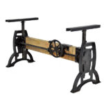 IBIC-9720 - Industrial cast-iron adjustable height table base