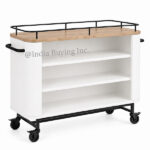 Modern industrial rolling cart ibic-10021