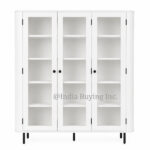Modern industrial glass door display cabinet  ibic-10023