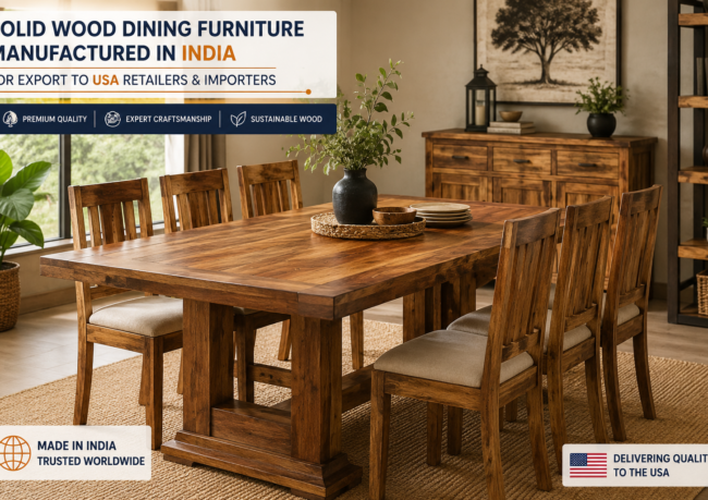 Why Choose an Indian Furniture Manufacturer for Your Retail Business