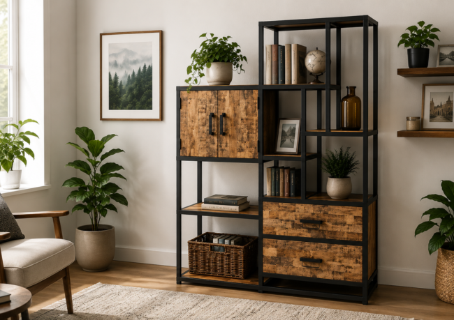 Benefits of Buying Wooden Bookshelf Cabinets from India