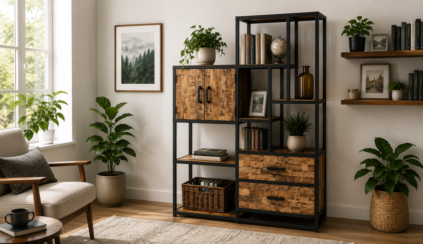 Benefits of Buying Wooden Bookshelf Cabinets from India