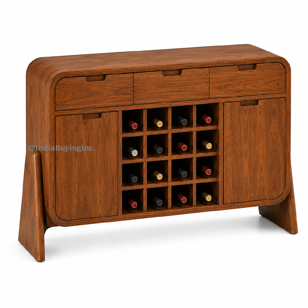 wooden buffet cabinet