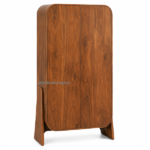 Solid Mango Wood Tall Storage Cabinet