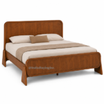 wooden bed