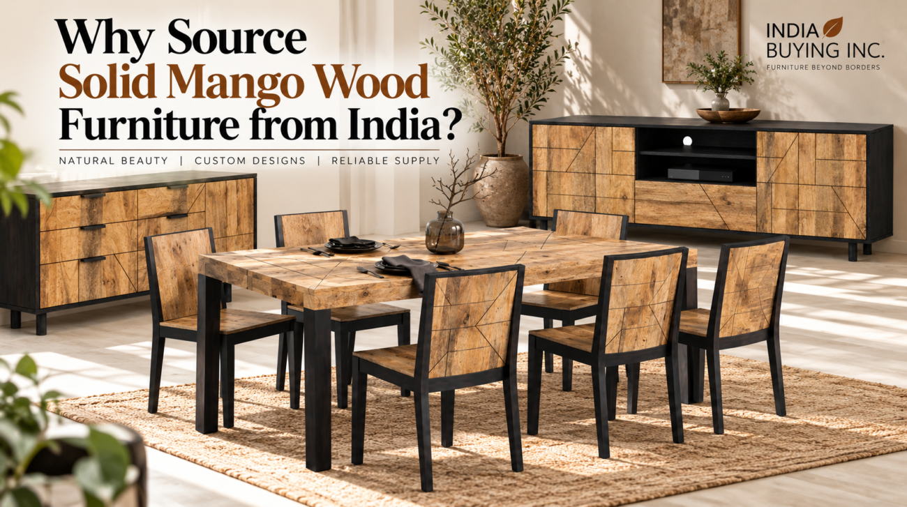 Sourcing Solid Mango Wood Furniture from India